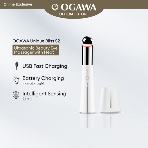 OGAWA Unique Bliss S2 Ultrasonic Beauty Eye Massager with Heat*